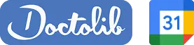 doctolib et google agenda icone doctolib et google agenda icone